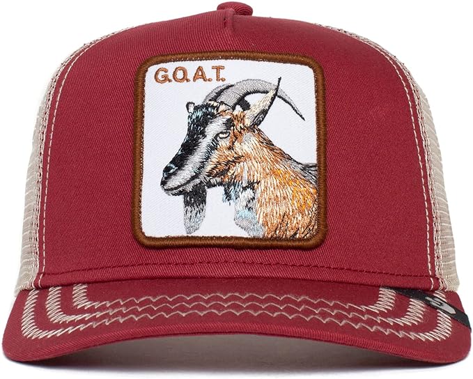Goorin Bros The Goat Snapback Trucker Hat "Red"