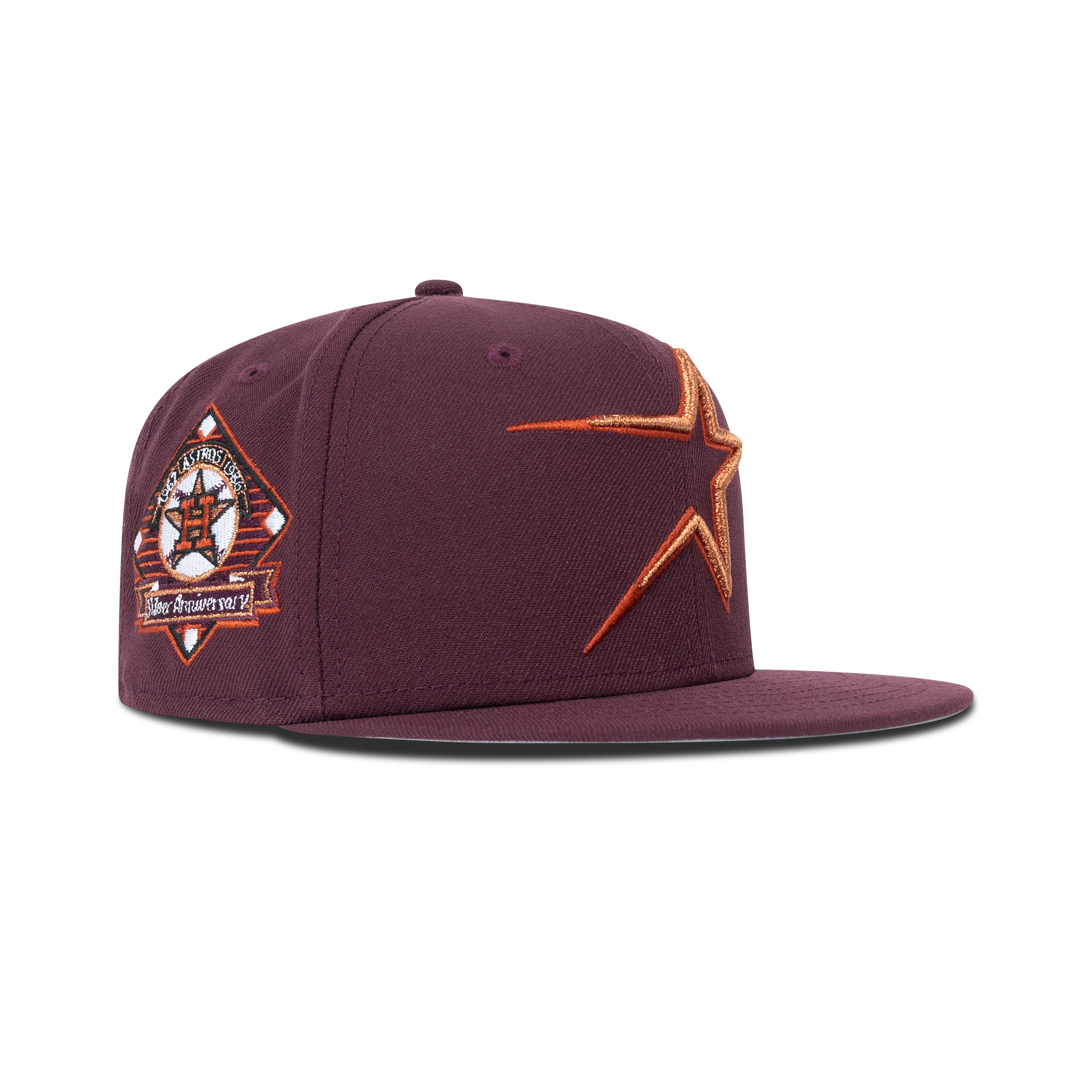 New Era Houston Astros Fitted Grey Bottom