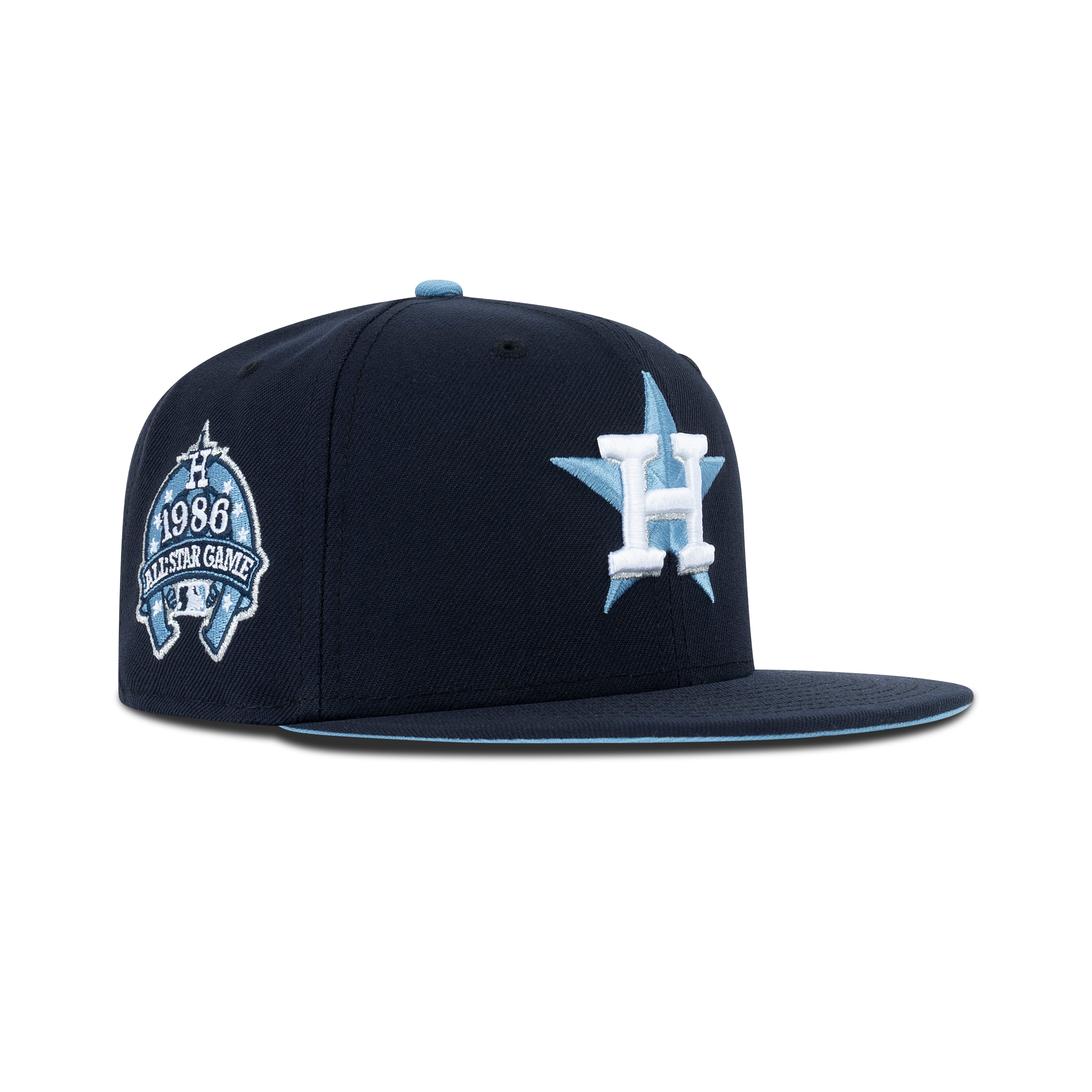 New Era Houston Astros Fitted Sky Bottom