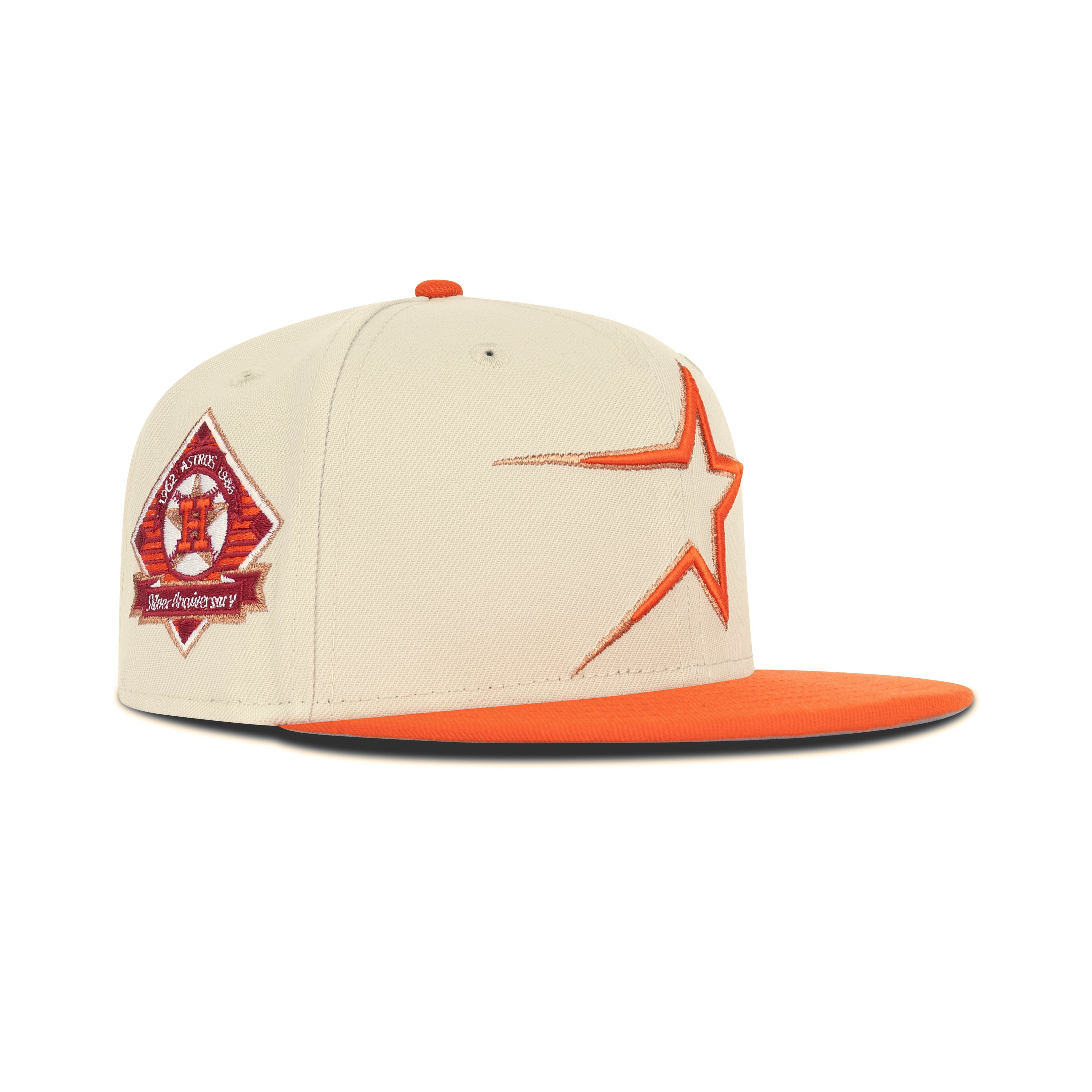 New Era Houston Astros Fitted Grey Bottom