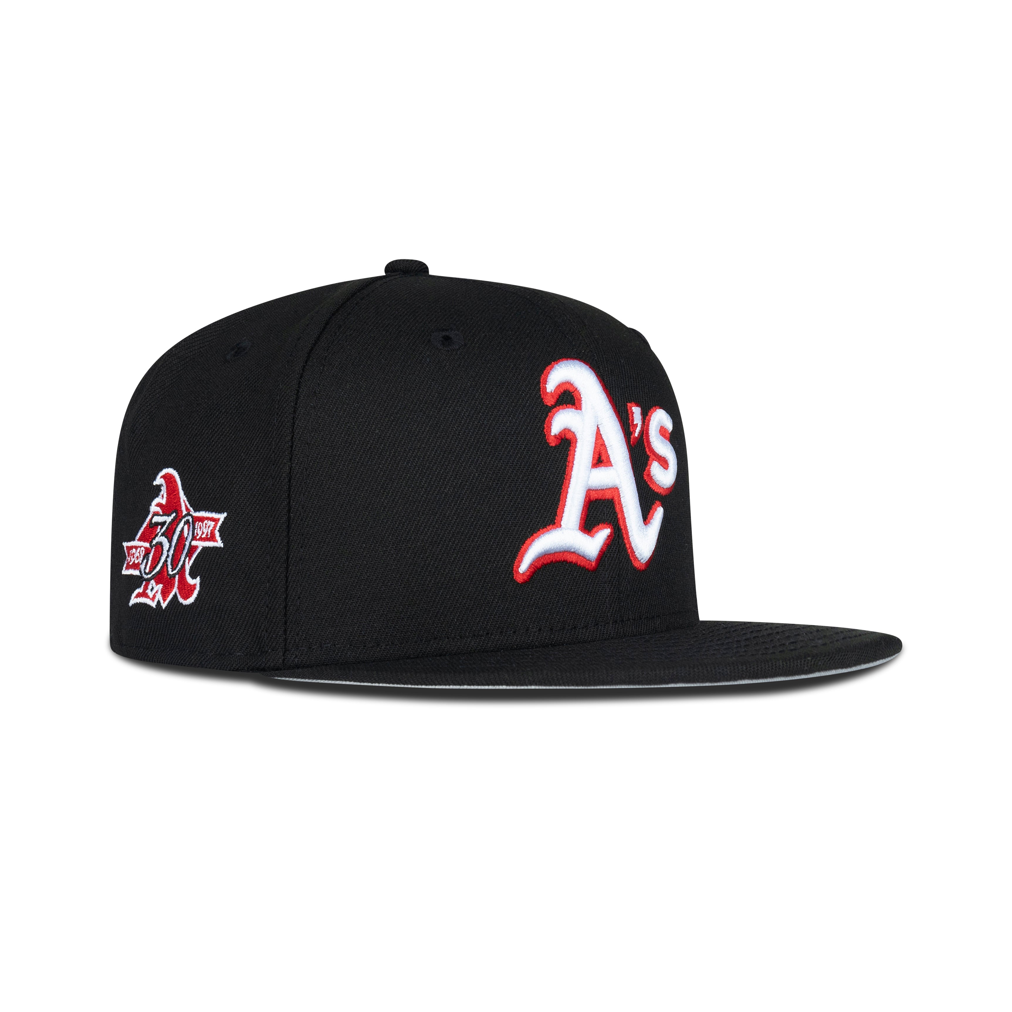 New Era Oakland's Athletics Fitted Grey Bottom