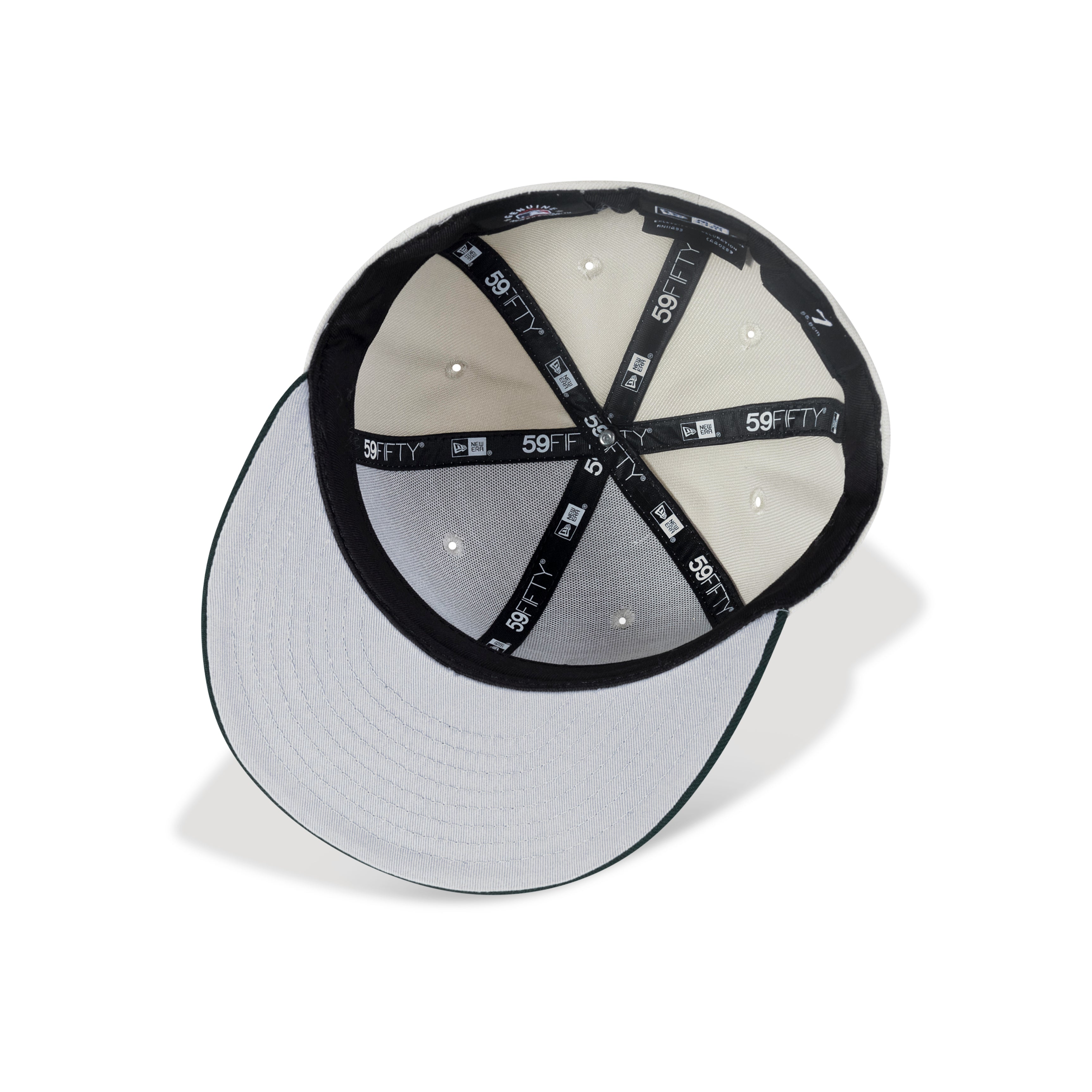 New Era Oakland Athletic's Fitted Grey Bottom