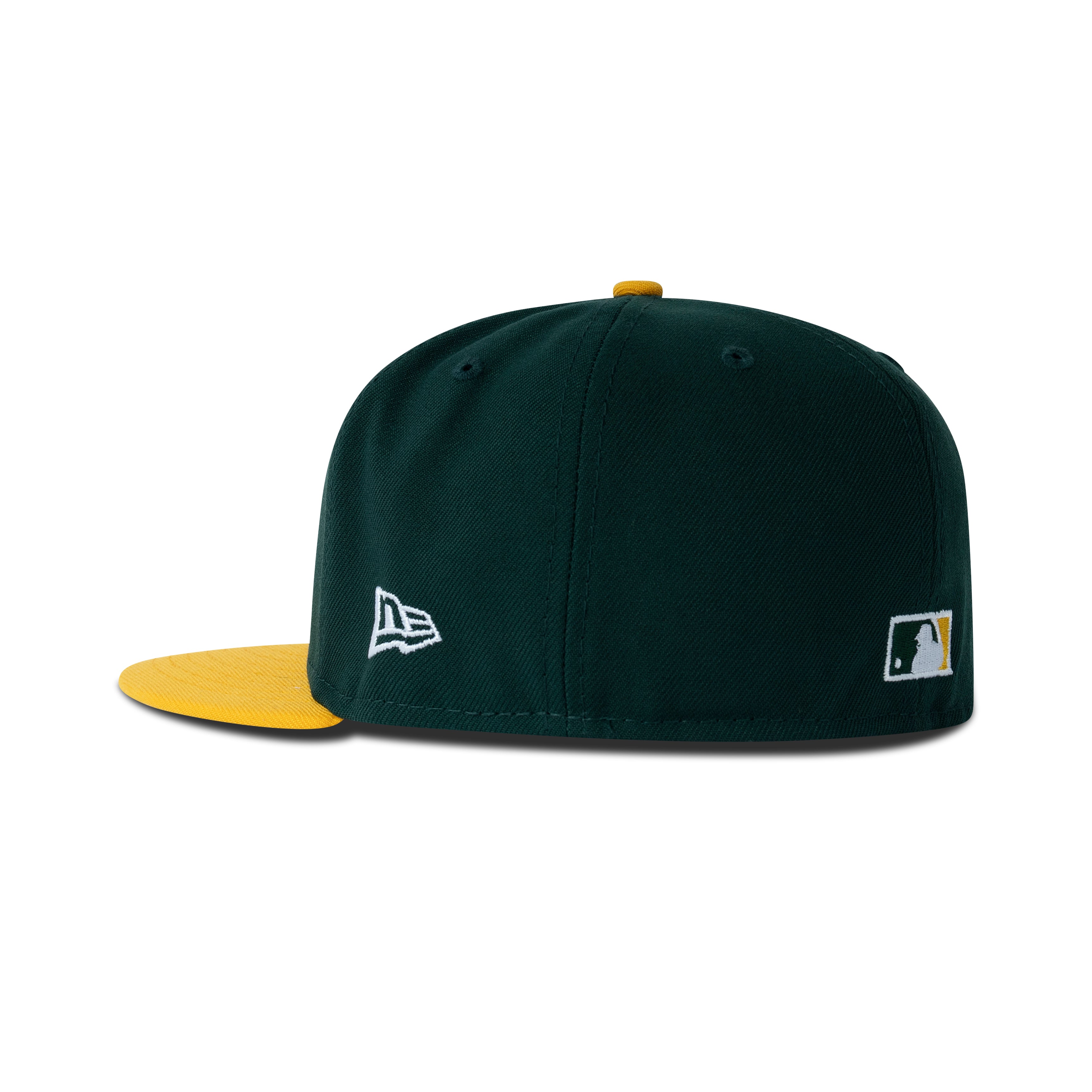 New Era Oakland Athletic's Fitted Grey Bottom