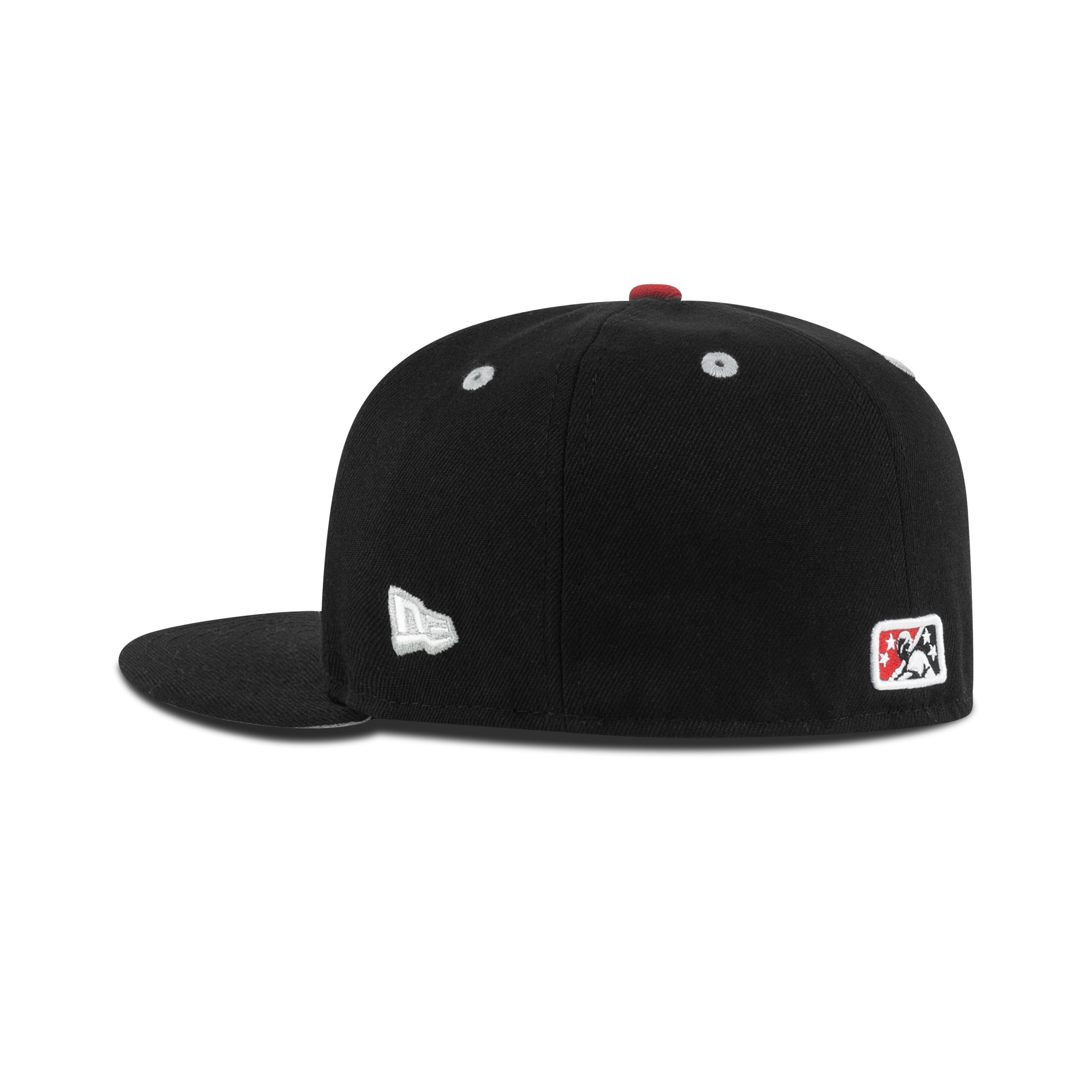 New Era Buffalo Bisons Fitted Grey Bottom