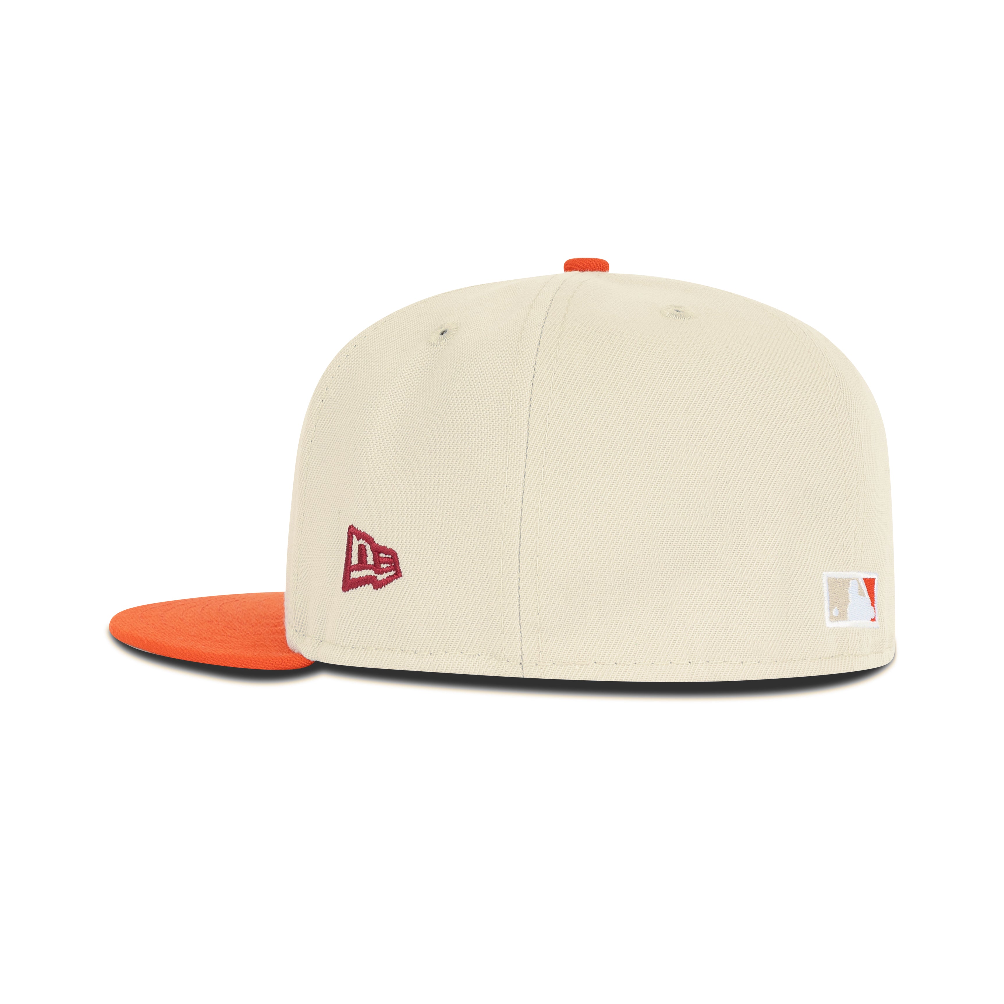 New Era Atlanta Braves Fitted Grey Bottom