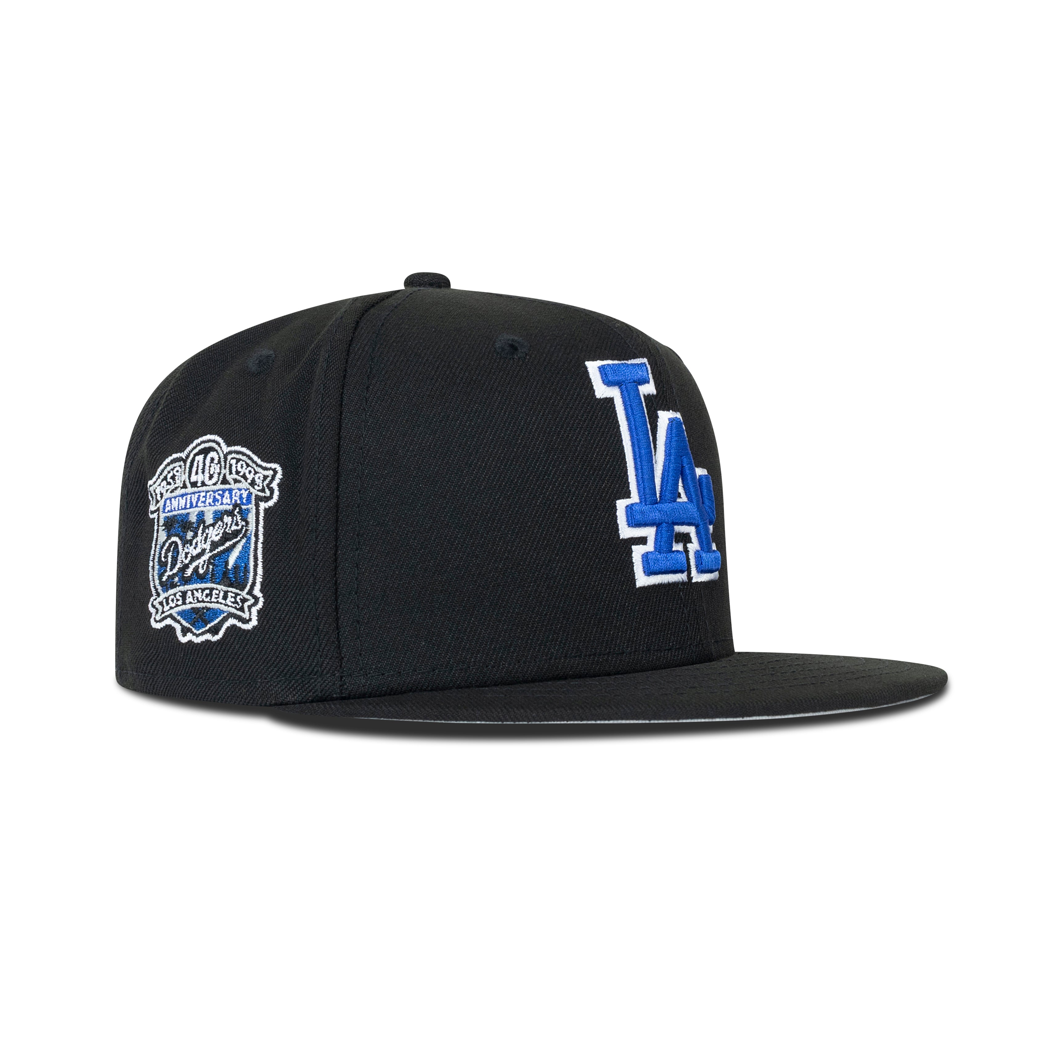 New Era Los Angeles Dodgers Fitted Grey Bottom