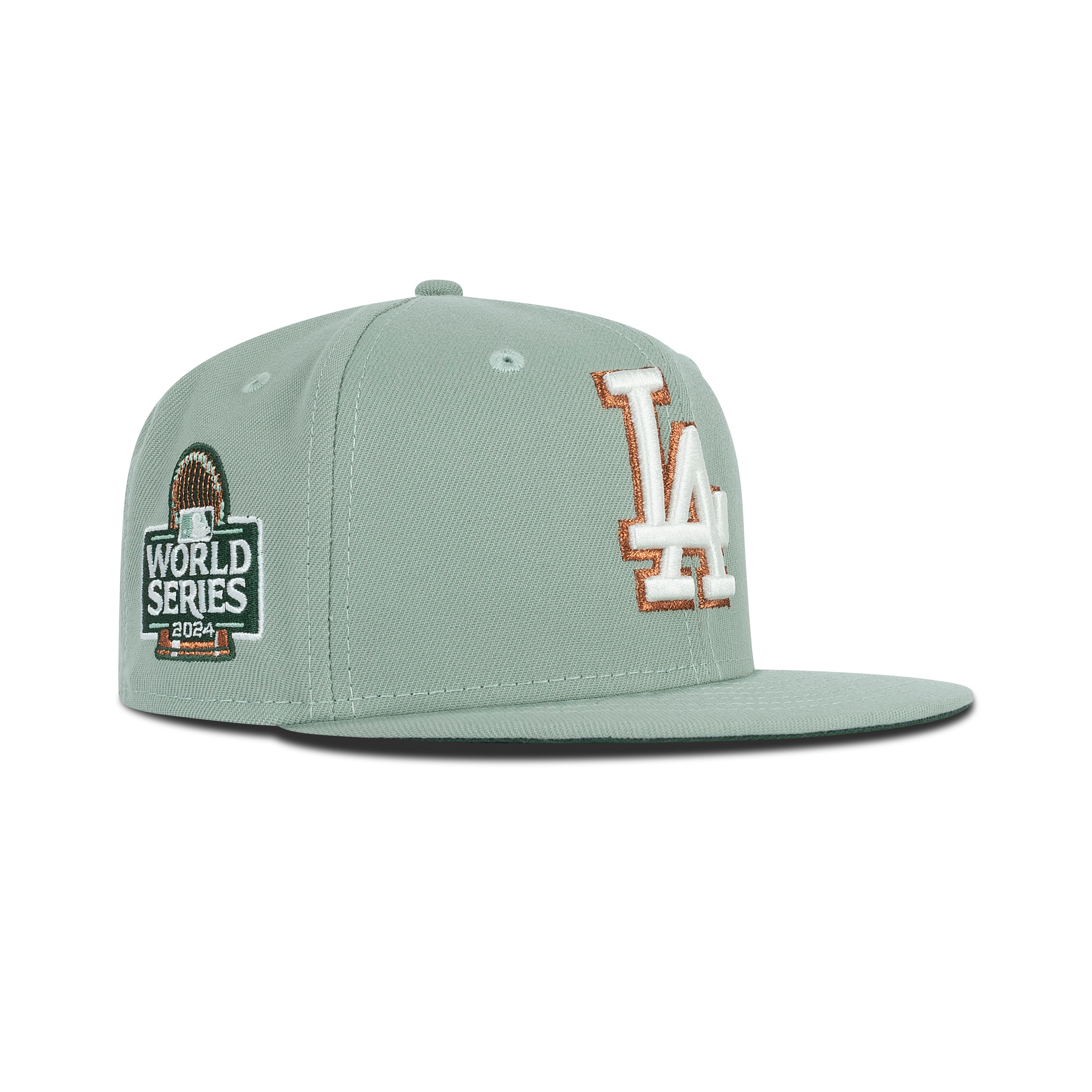 New Era Los Angeles Dodgers Fitted Green Bottom