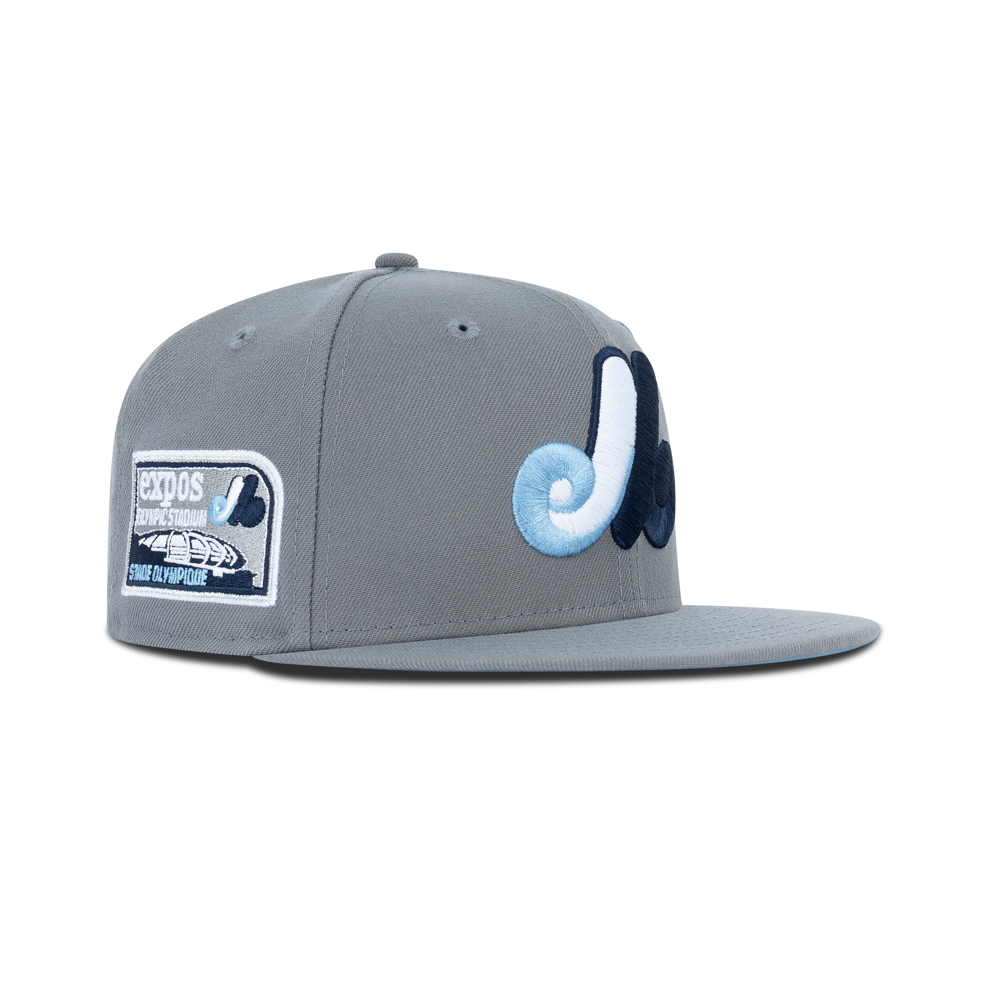 New Era Montreal Expos Fitted Sky Bottom ”Storm Grey Sky
