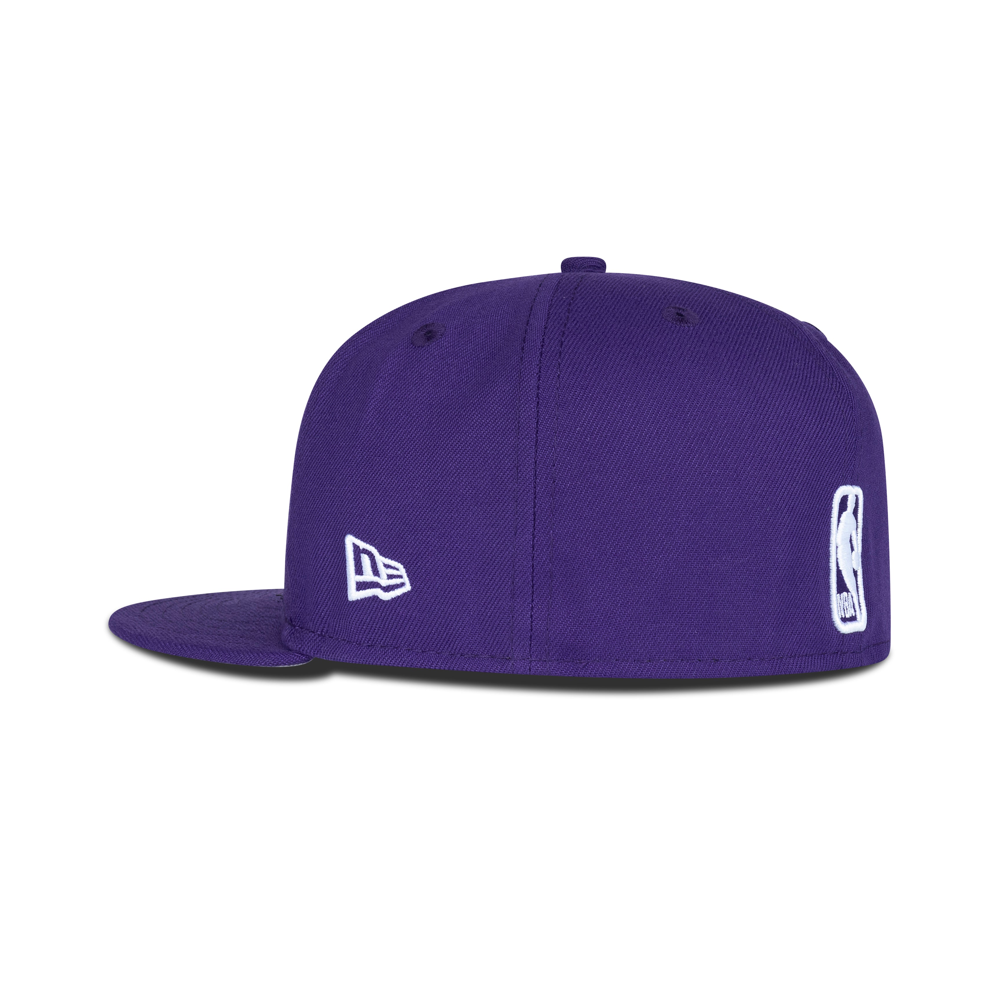 New Era Los Angeles Lakers Upside Down Fitted Grey Bottom