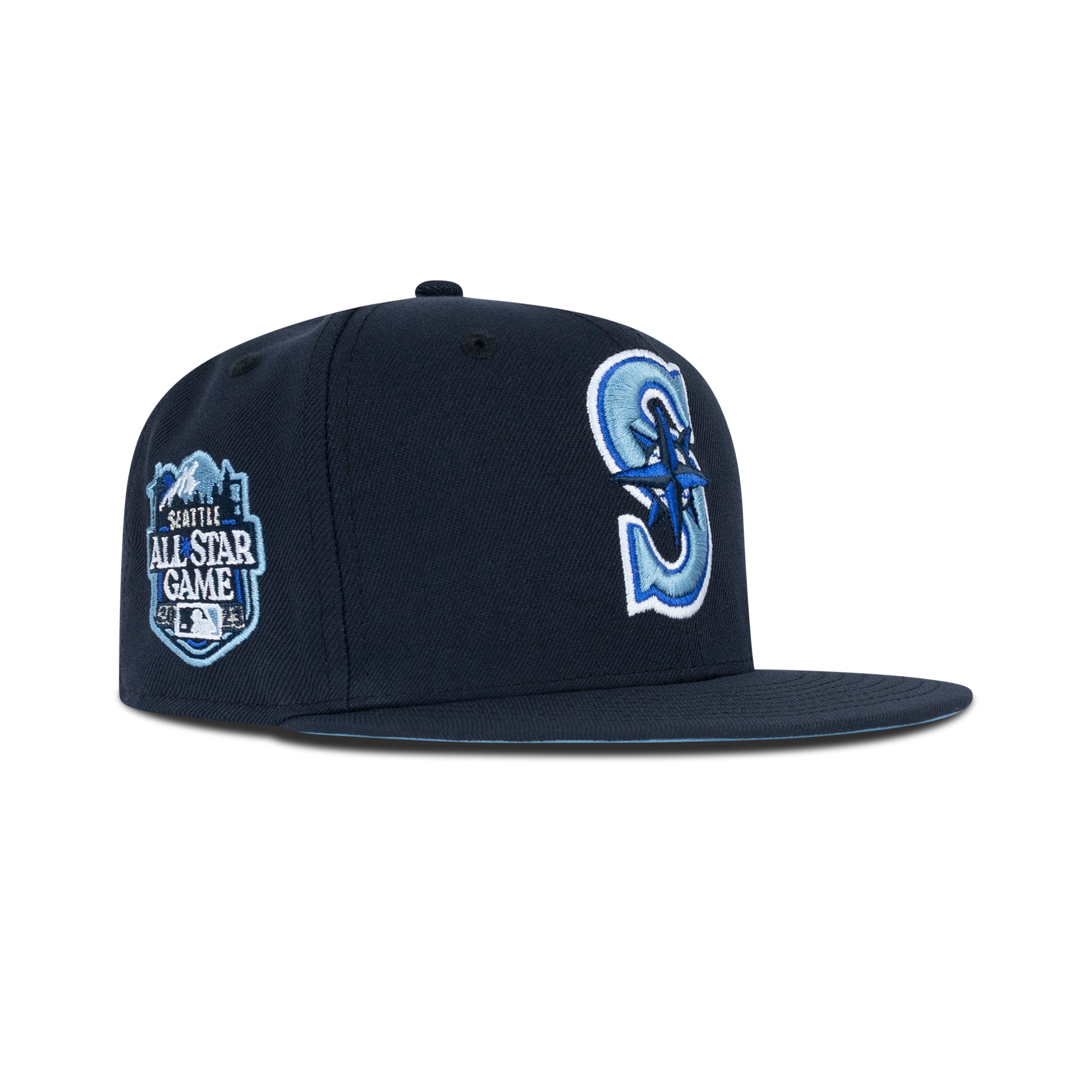 New Era Seattle Mariners Fitted Sky Bottom
