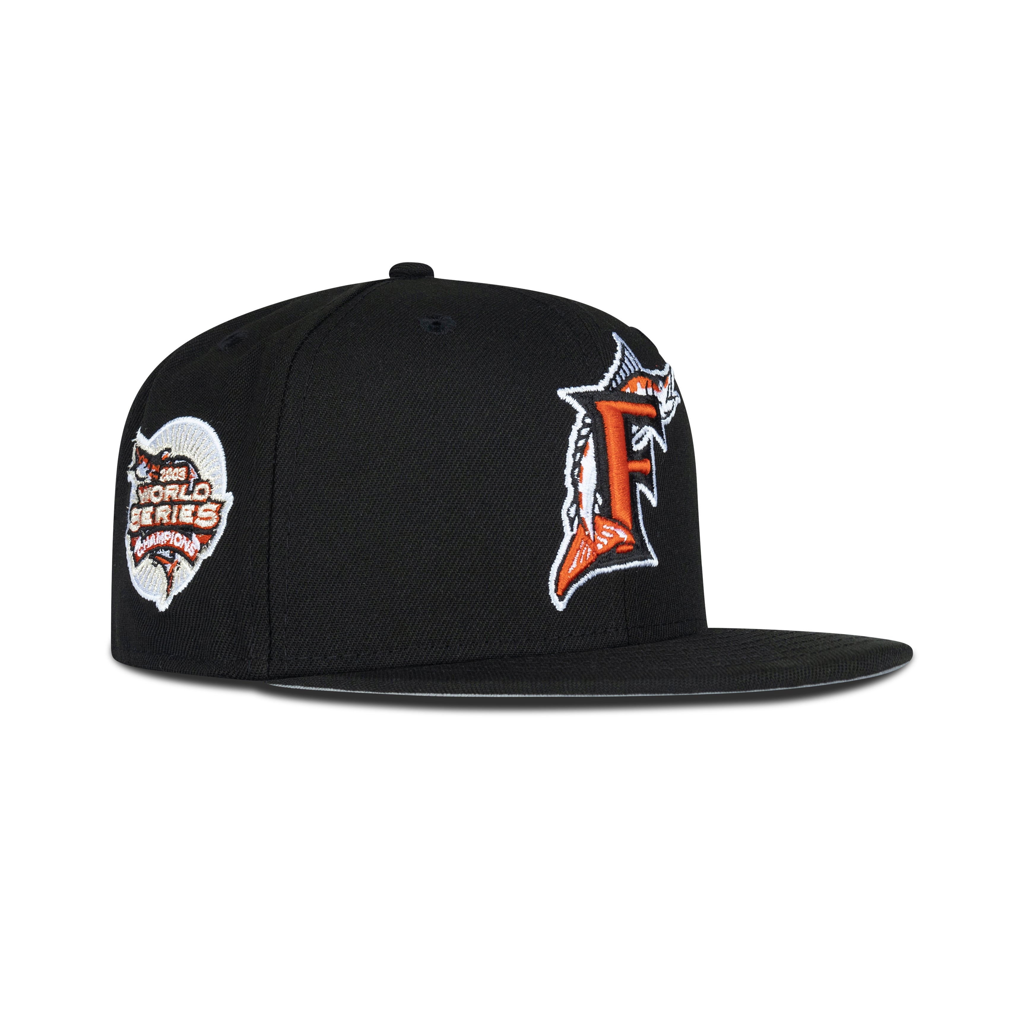 New Era Florida Marlins Fitted Grey Bottom
