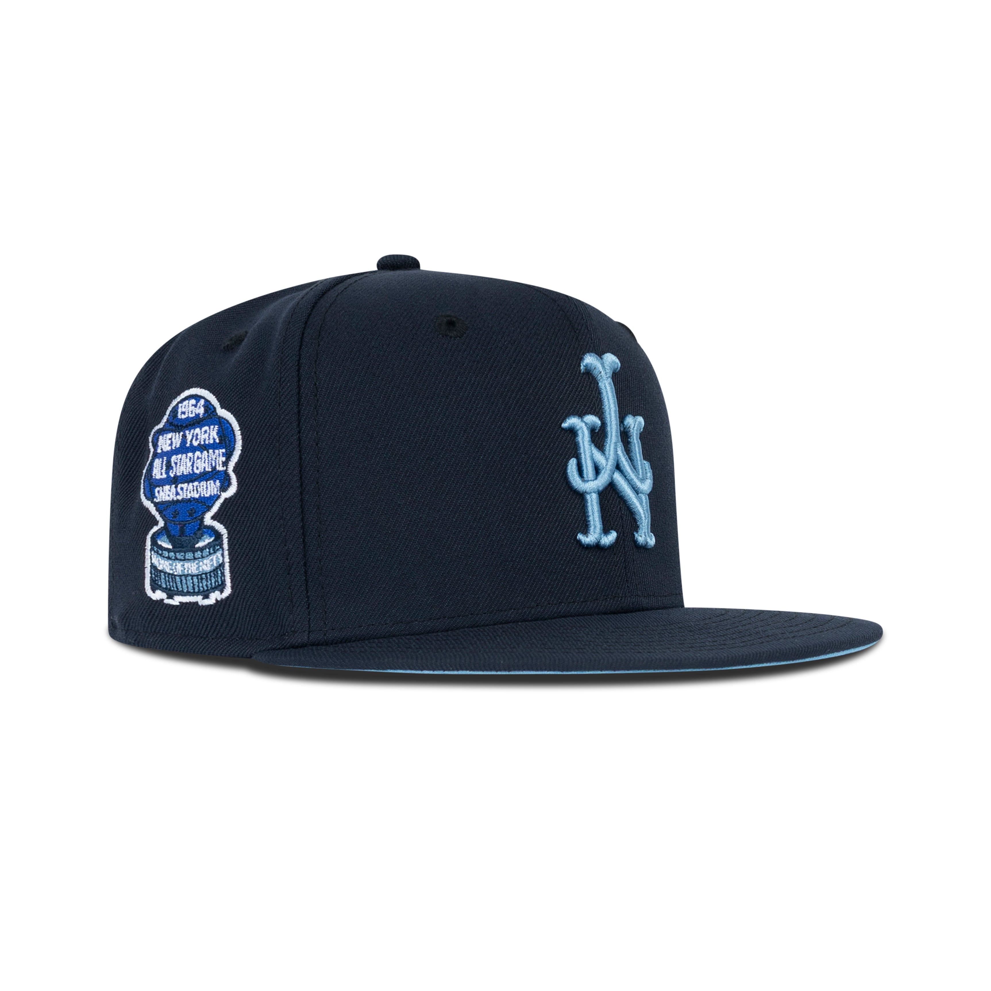 New Era New York Mets Upside Down Fitted Sky Bottom