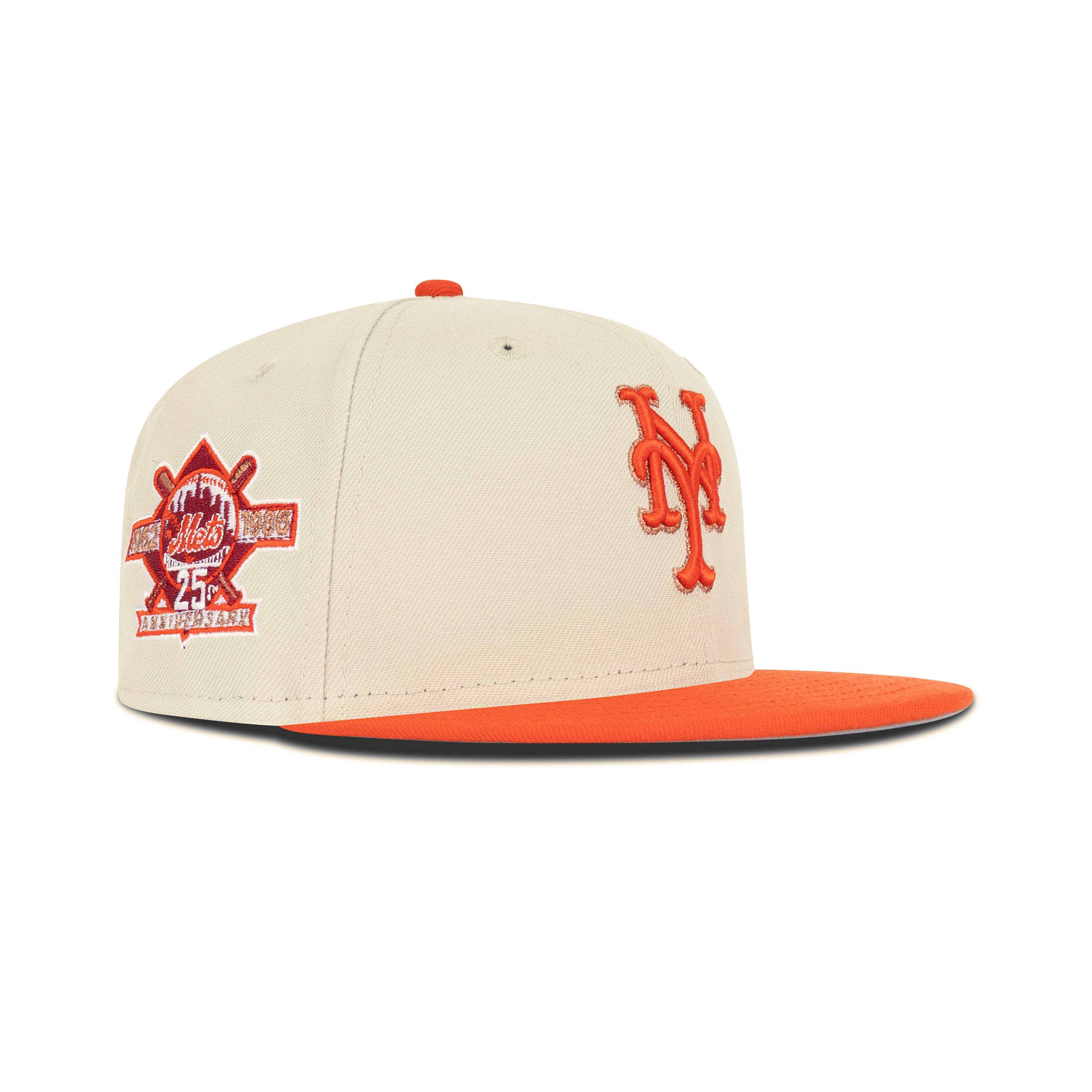 New Era New York Mets Fitted Grey Bottom