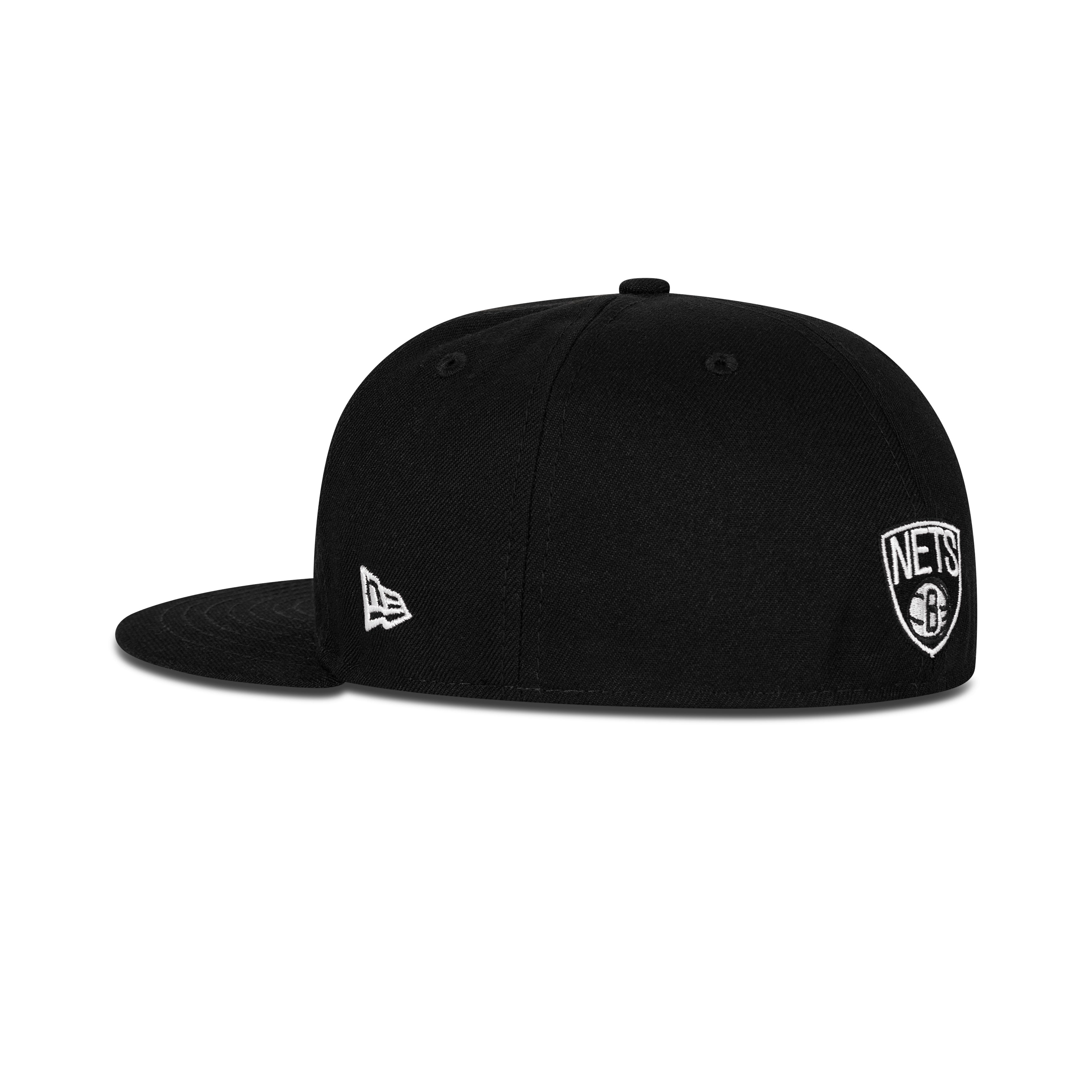 New Era Brooklyn Nets Fitted Grey Bottom
