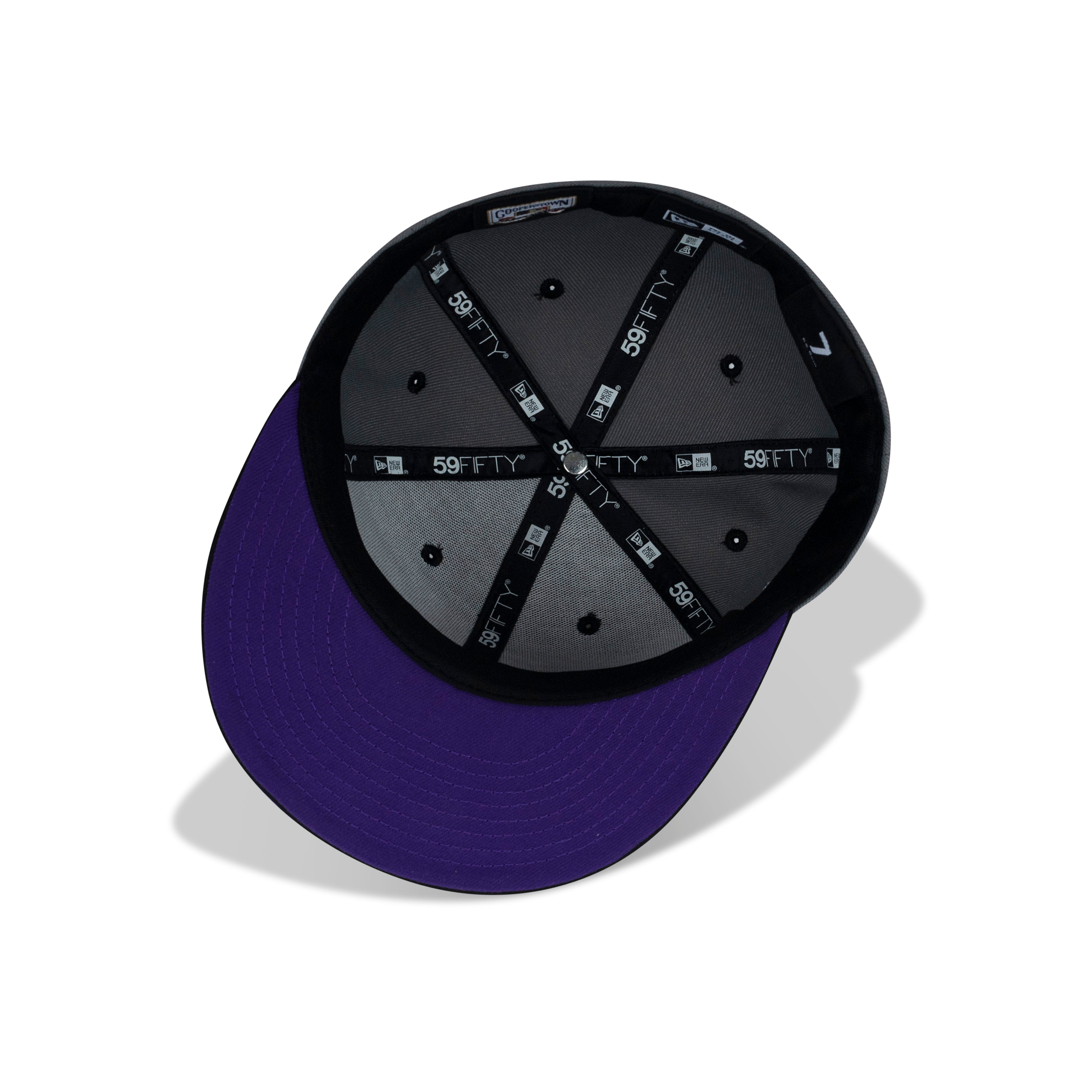 New Era Tampa Bay Rays Upside Down Logo Fitted Purple Bottom