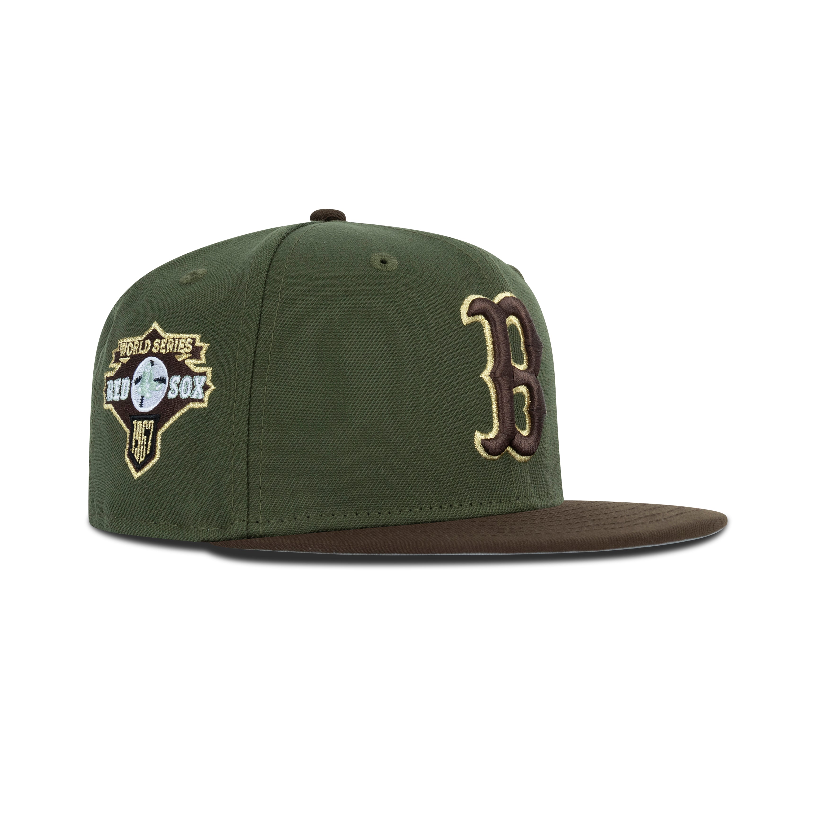 New Era Boston Red Sox Fitted Grey Bottom