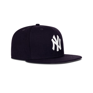New Era New York Yankees Fitted Grey Bottom "Navy Blue" (1996 World Series Embroidery)