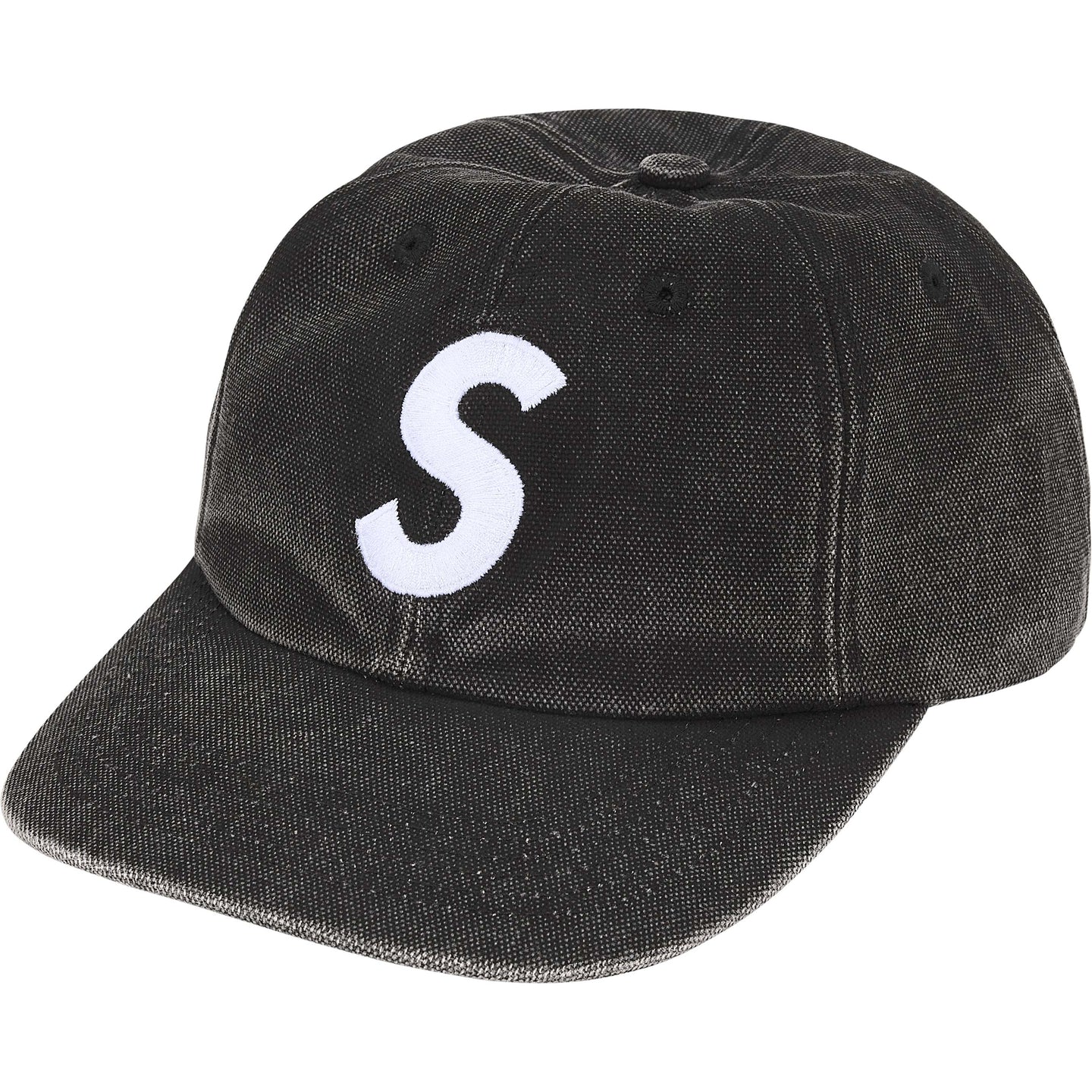 Supreme Pigment Canvas S Logo 6-Panel Dad Hat