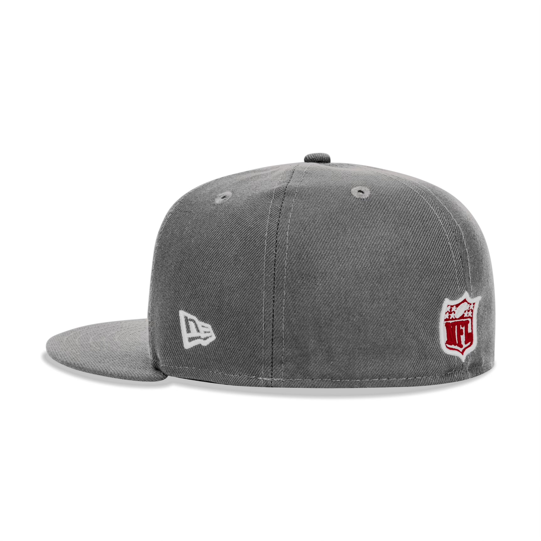 New Era Oakland Raiders Fitted Grey Bottom