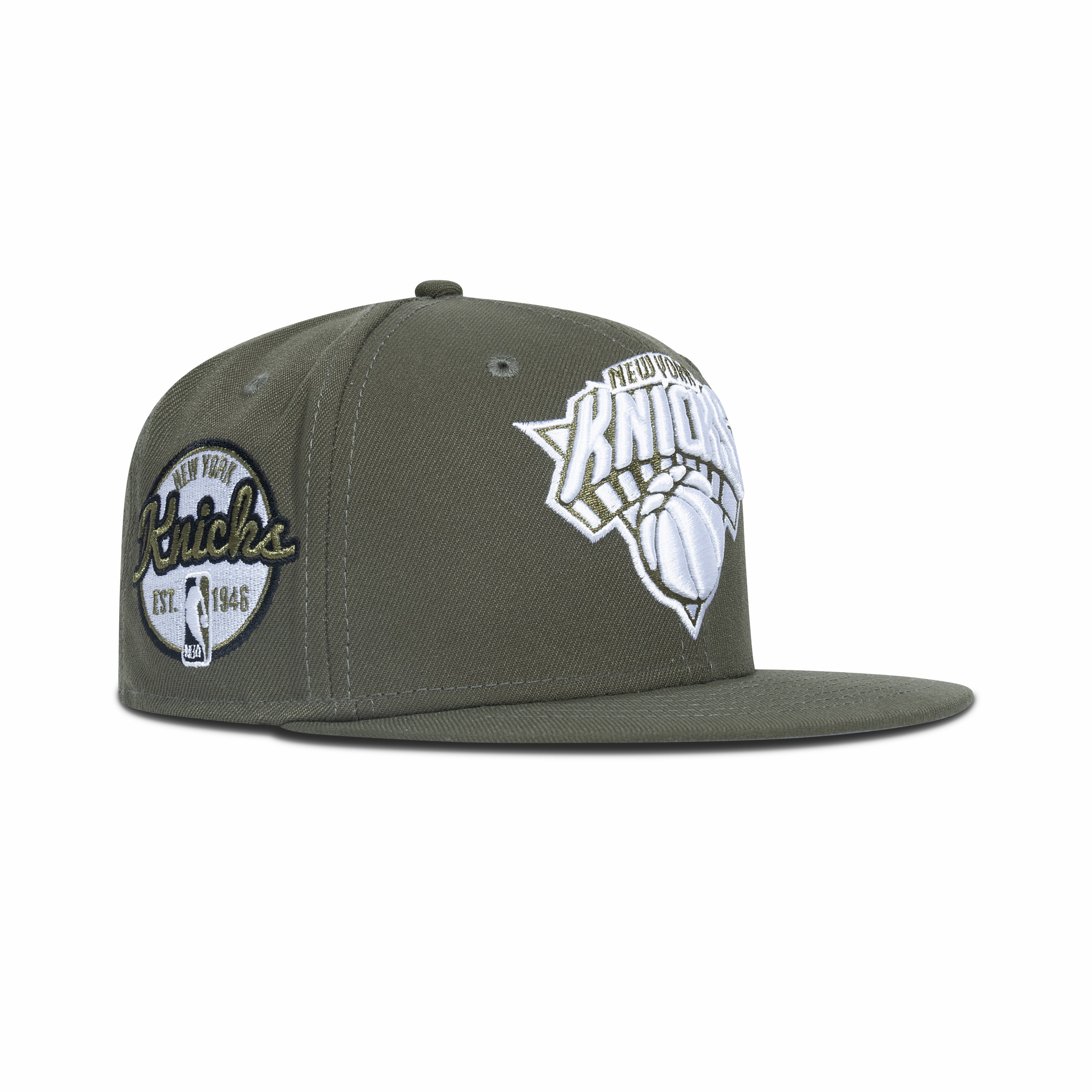 New Era New York Knicks Fitted Grey Bottom