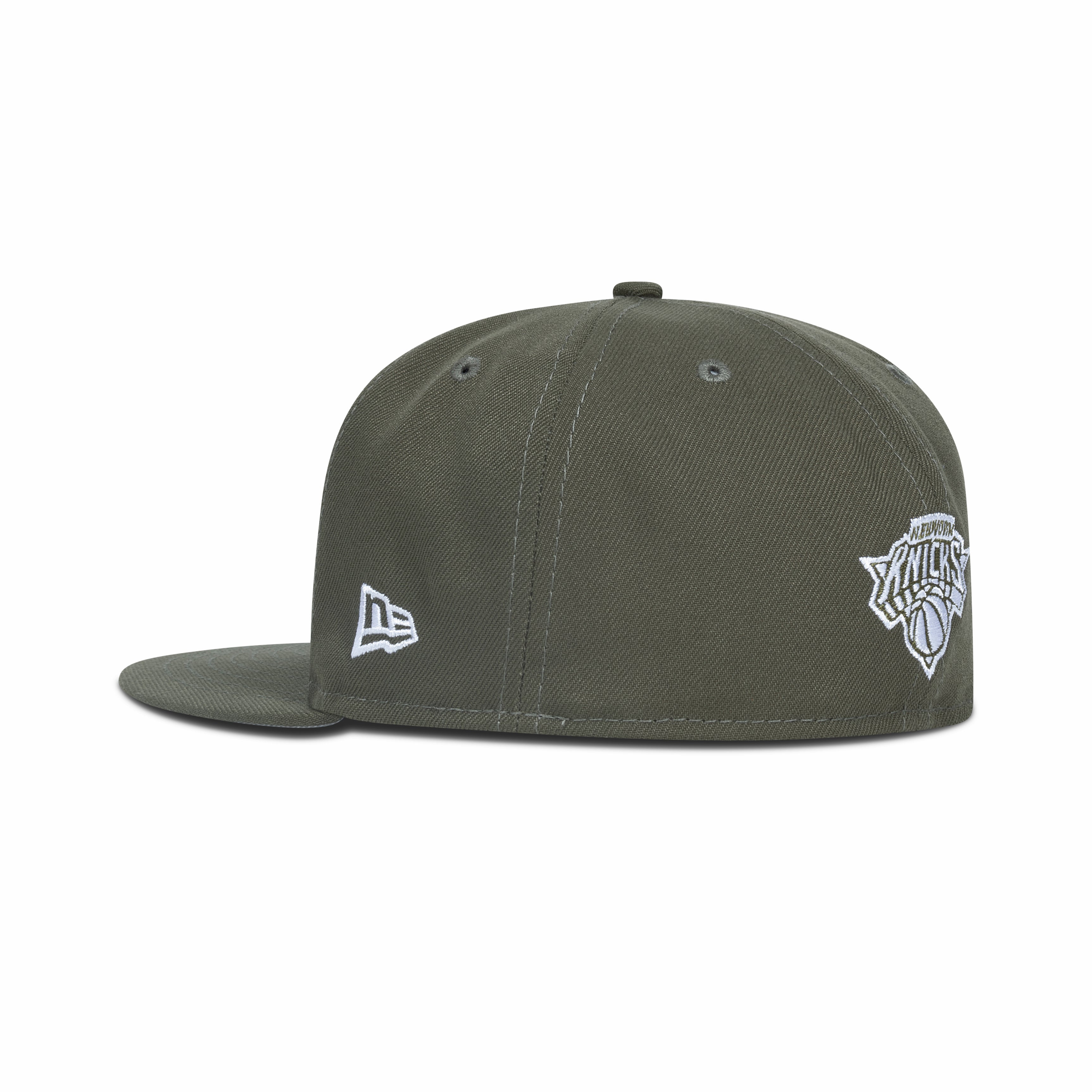 New Era New York Knicks Fitted Grey Bottom