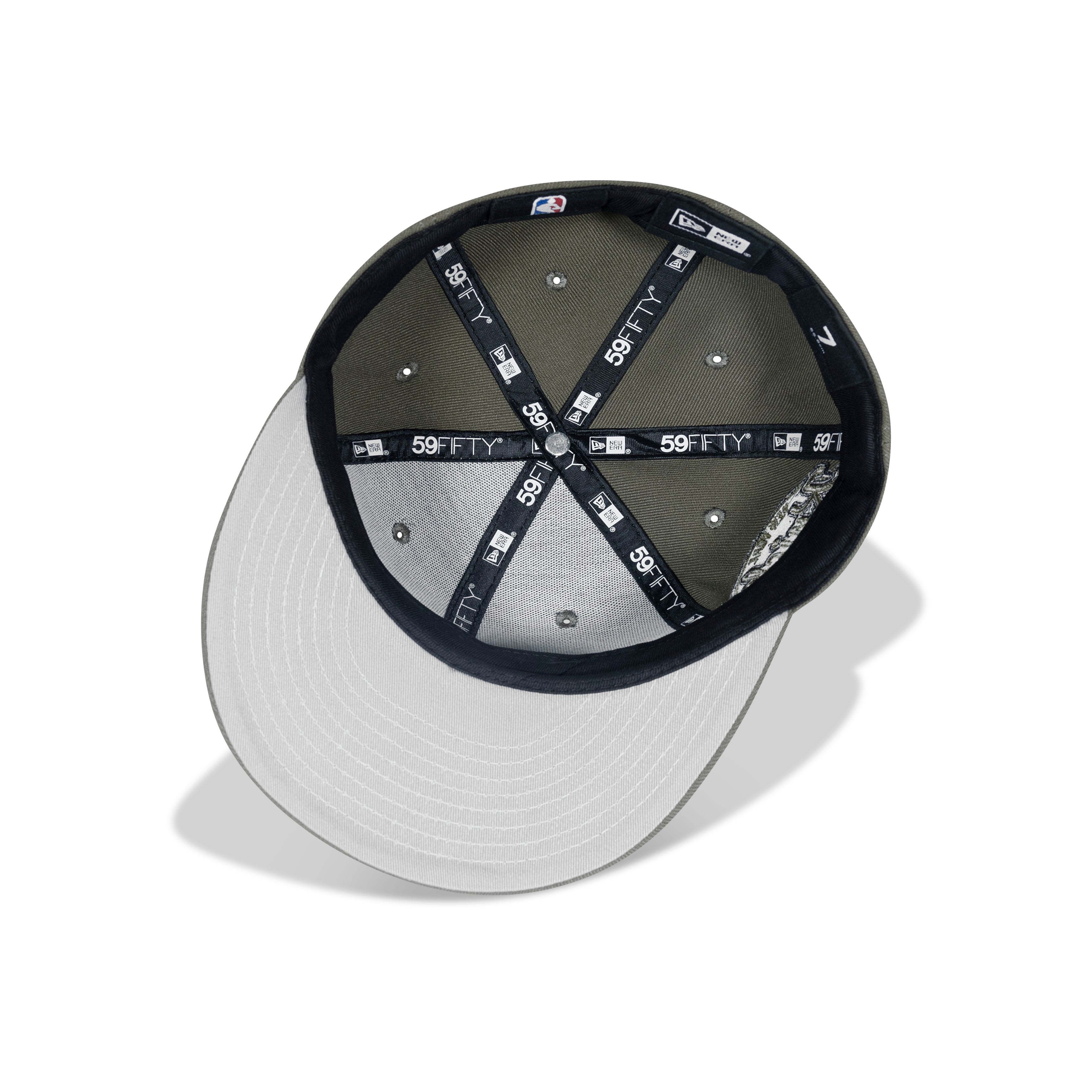 New Era New York Knicks Fitted Grey Bottom