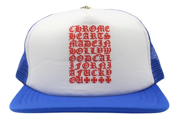 Chrome Hearts Eyechart Trucker Hat