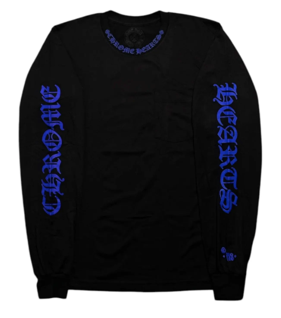 Chrome Hearts 1988 Neck Logo Long Sleeve Tee 