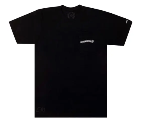 Chrome Hearts Scroll Logo Pocket Tee