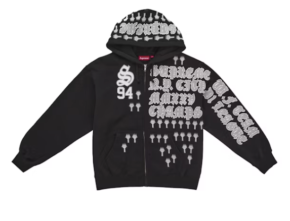 Supreme League Champs Zip Up Hoodie