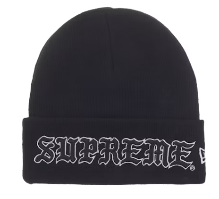 Supreme New Era Old English Beanie