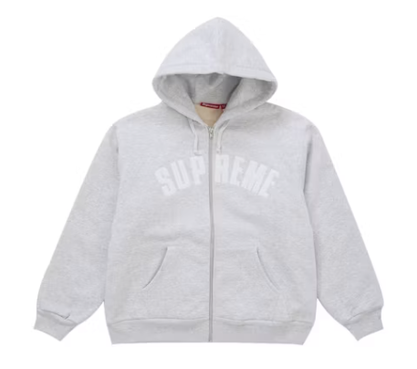 Supreme Arc Thermal Lined Zip Up Hoodie