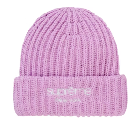 Supreme Chunky Rib Classic Logo Beanie