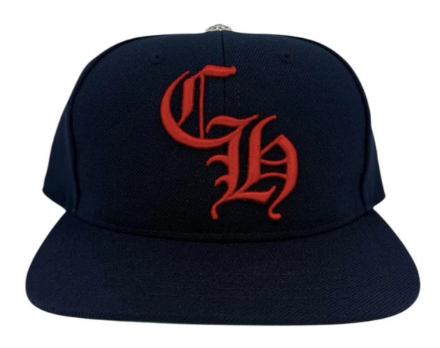 Chrome Hearts CH Logo Snapback Hat Green Bottom