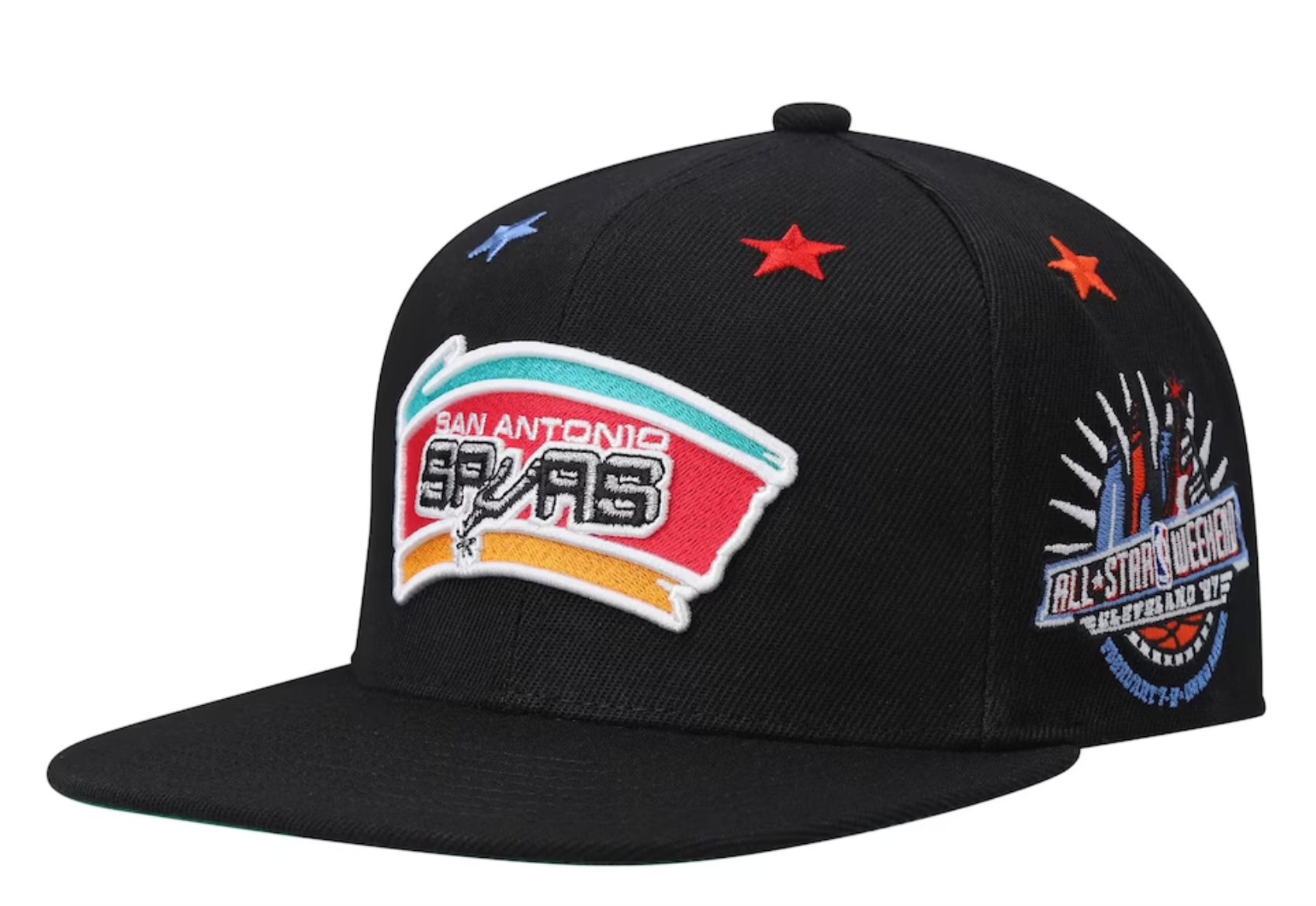 Mitchell & Ness San Antonio Spurs 1997 Top Star Snapback Green Bottom