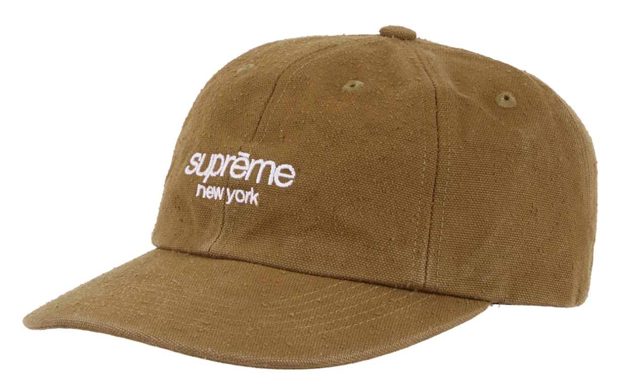 Supreme Napped Canvas 6 Panel Dad Hat