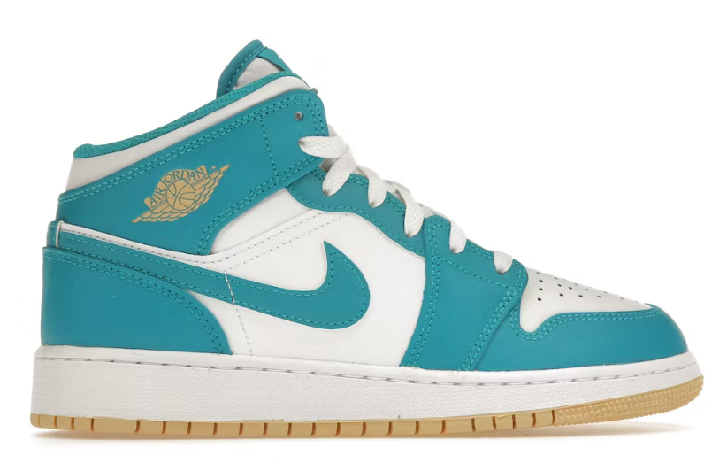 Air Jordan 1 Mid (GS) "Aquatone"