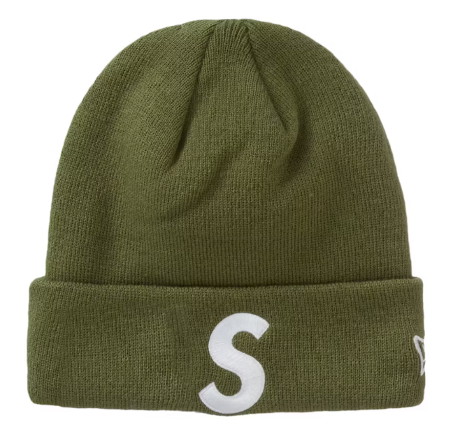 Supreme x New Era S Logo Beanie "Olive"