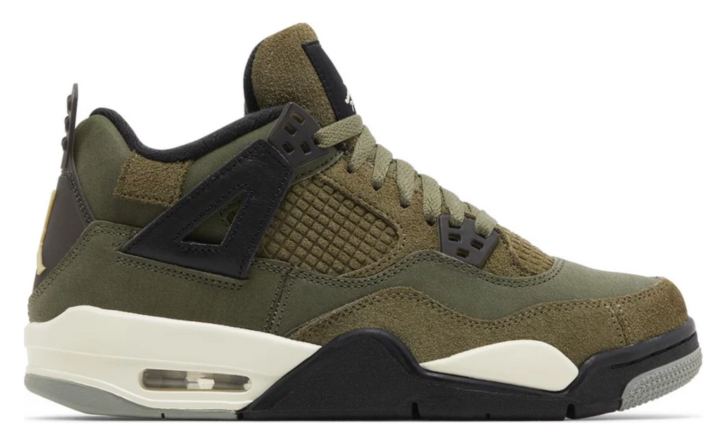 Air Jordan 4 Retro SE Craft (GS) "Olive"