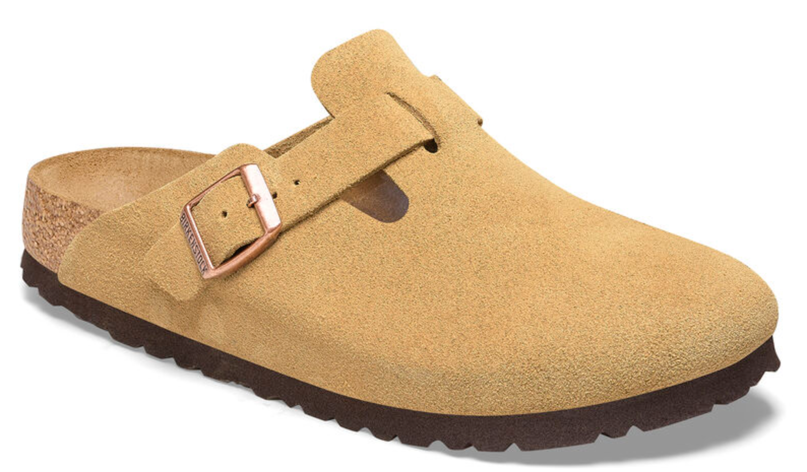 Womens Birkenstock Boston Suede Leather Sandals