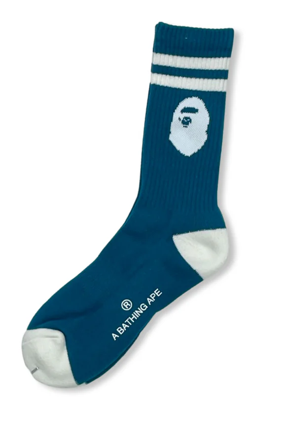 Bathing Ape Head Socks