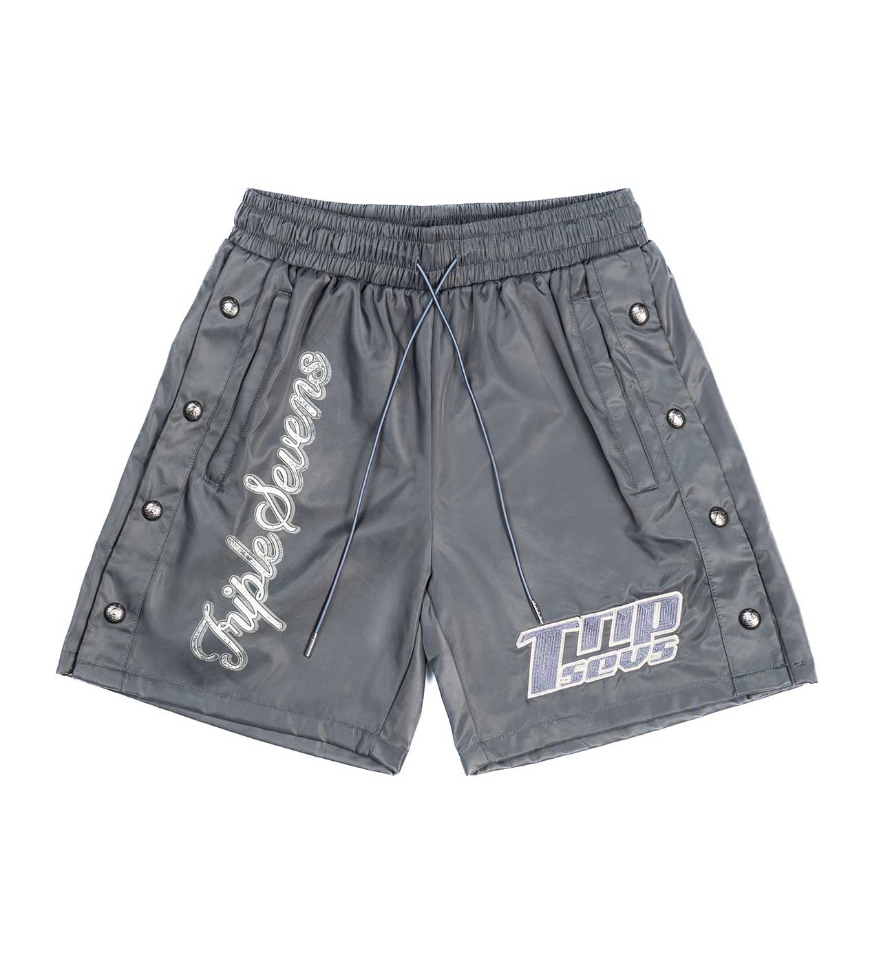 Triple Sevens Nylon Button Up Shorts