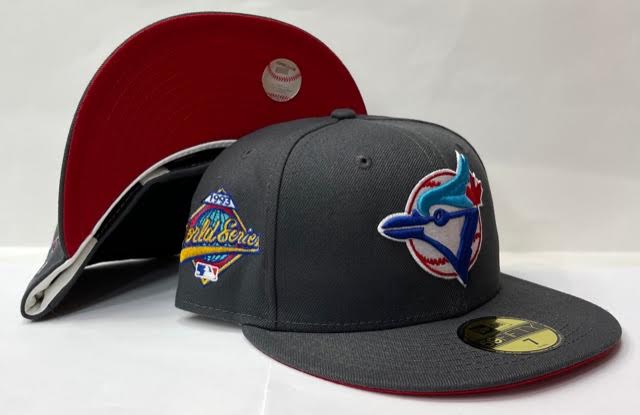 toronto blue jays fitted hat world series