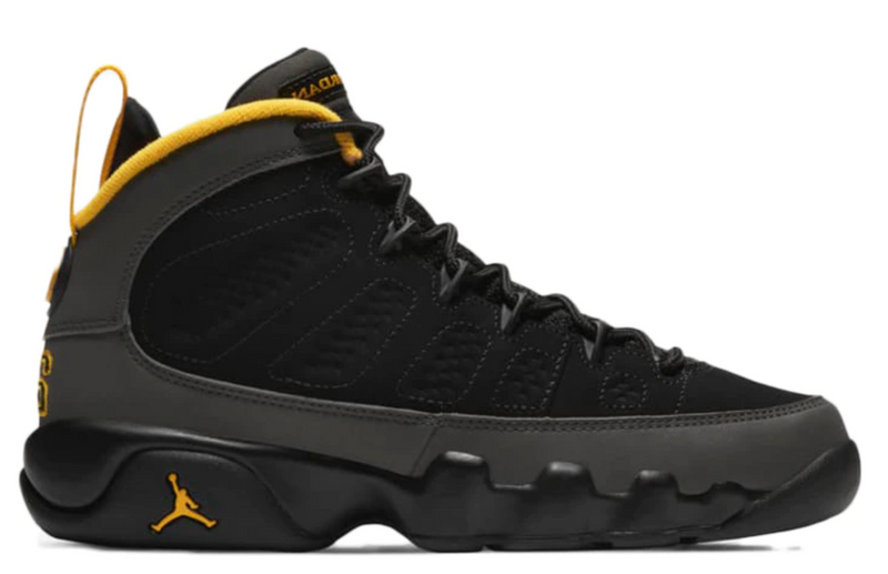 Air Jordan 9 Retro (GS) "Dark Charcoal University Gold" FCS Sneakers