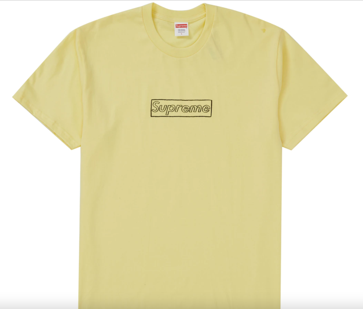 Supreme KAWS Chalk Logo Tee