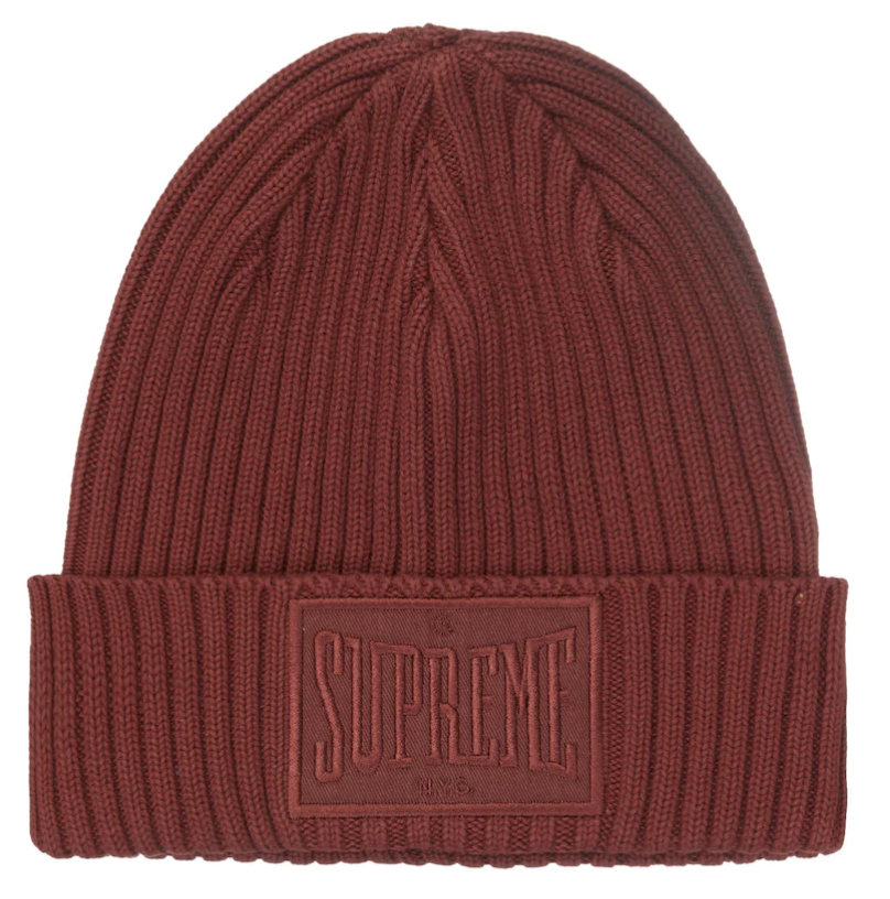 Supreme Overdyed Patch Beanie