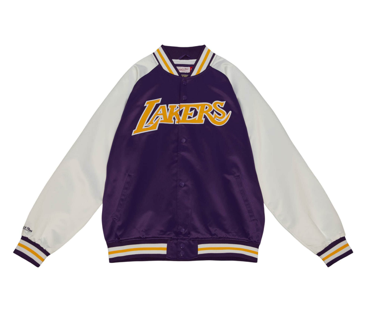 Mitchell & Ness Los Angeles Lakers Primetime Lightweight Satin Jacket