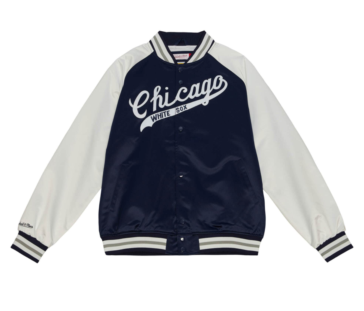 Mitchell & Ness Chicago White Sox Primetime Lightweight Satin Jacket