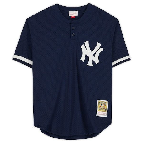 Mitchell & Ness MLB Authentic BP New York Yankees Jersey Navy Blue