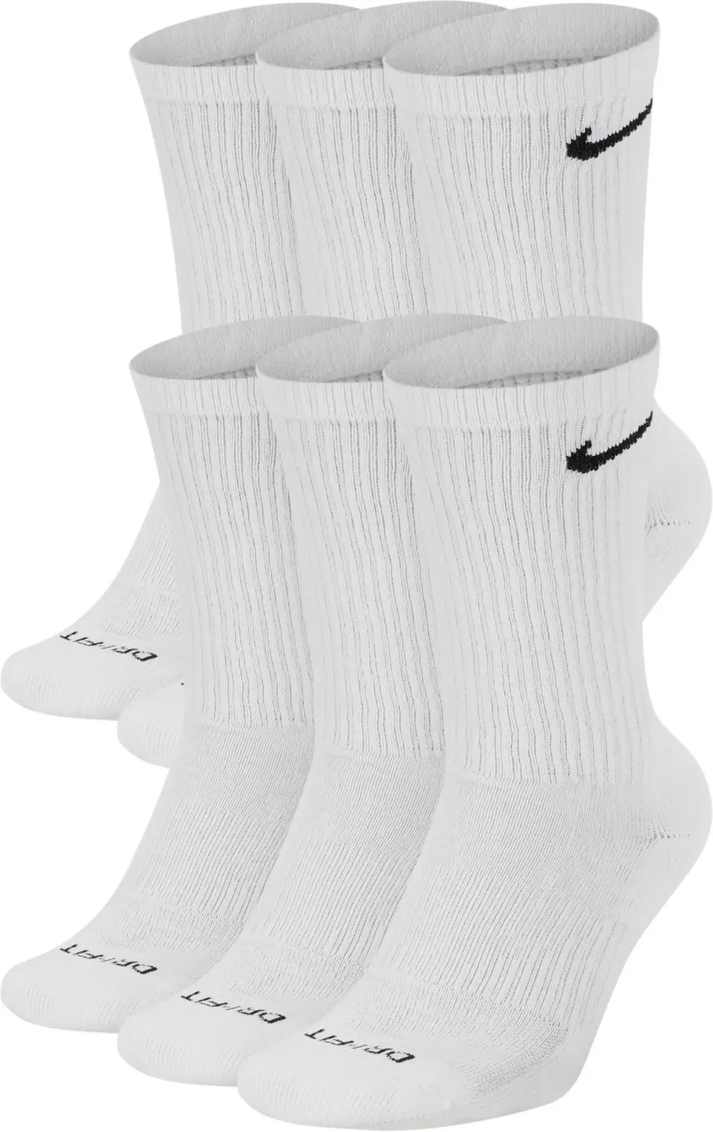 Nike Everyday Plus Cushioned Training Crew Socks "White"
